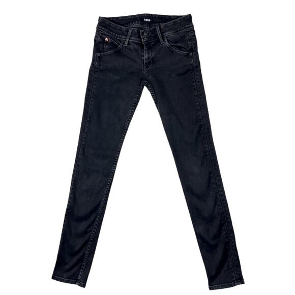 HUDSON Black Skinny-Leg Sewn Cuff JeansSize 26